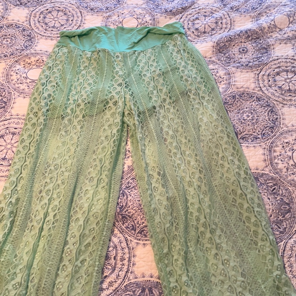 Swimsuit Cover Lace Pants